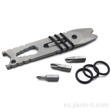 Camping EDC Multi Tool Titanium Pry Bar Spla